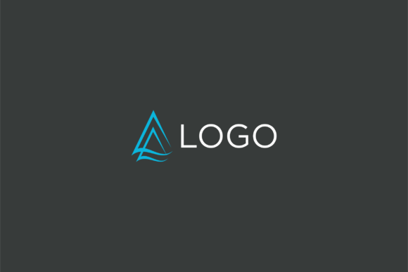 Abstract Initial Letter A Logo Design