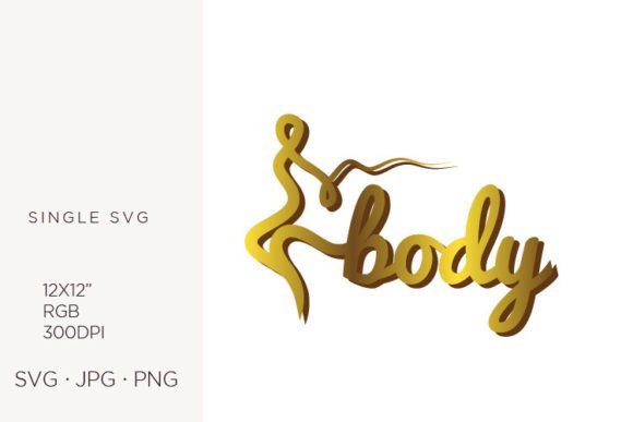 Abstract Person As a Part of Word Body: A Creative Design Element for Modern Projects