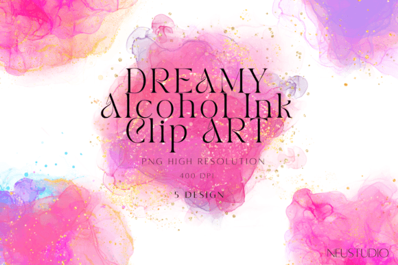 Alcohol Ink Clip Art: A Practical Guide to High-Resolution Design Assets