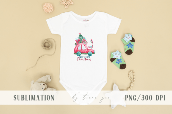 Celebrating Milestones with Watercolor Charm: A Guide to Baby’s First Christmas Designs
