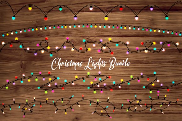 Christmas Lights Decorations SVG Bundle: A Versatile Digital Asset for Creators