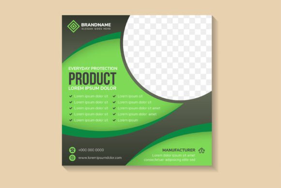 Everyday Protection Square Banner: A Versatile Design Template for Modern Digital Marketing