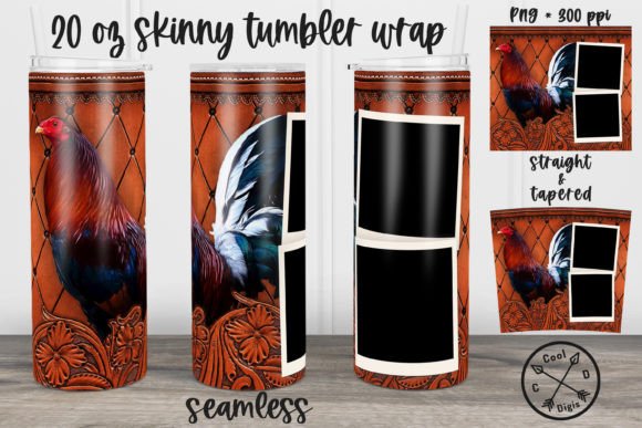 Mastering the Tooled Leather Rooster Seamless Tumbler Design for Professional Sublimation