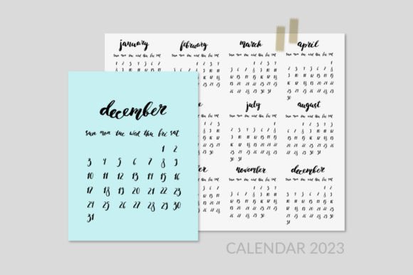 Mastering Visual Planning with the 2023 Calendar PNG Collection