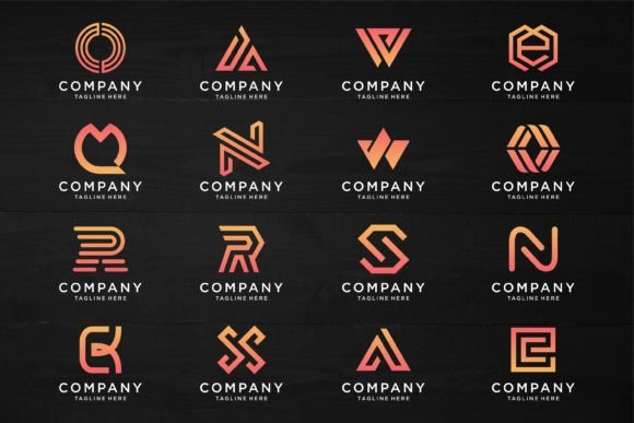 Monogram Logo Design Part 5: Vector Set