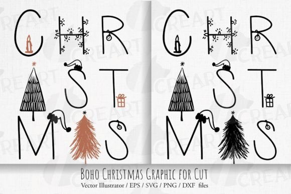Strategic Branding with Boho Christmas Hand Drawn Gift Design