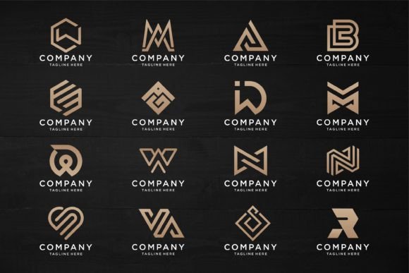 Strategic Branding with Set of Monogram Logo Design. PART 2