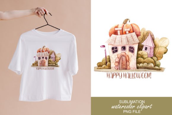 Unleashing Creativity with Watercolor Happy Halloween Sublimation Clipart