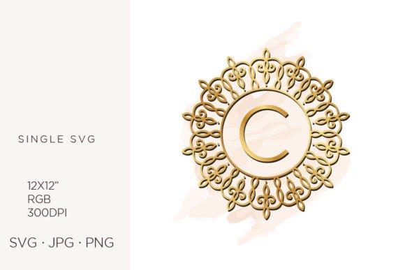 Unlocking Creative Potential: The Versatility of the Golden Ornamental Monogram Letter C