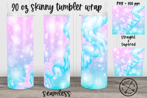 Unlocking Creativity with Seamless Princess Stars and Unicorn Rainbow Tumbler Wraps