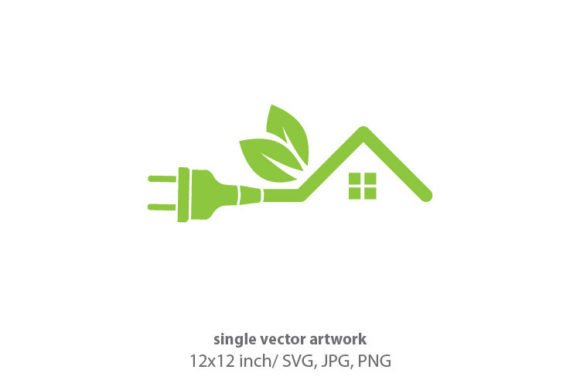 Unplugging Creativity: The Versatility of the Green Plug Cable with Leaves Digital Asset